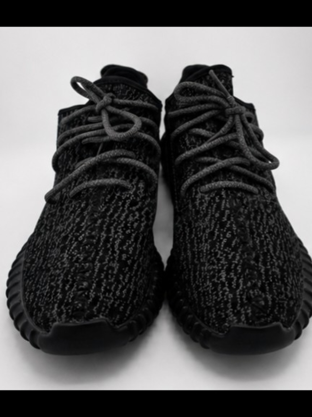 2022 Yeezy 350 V2 Pirate Black Sneakers 9.5M